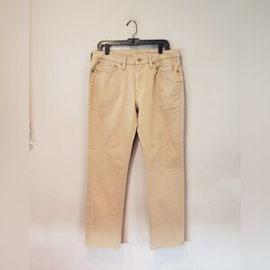 Levi's Men's Beige Straight Jeans like new